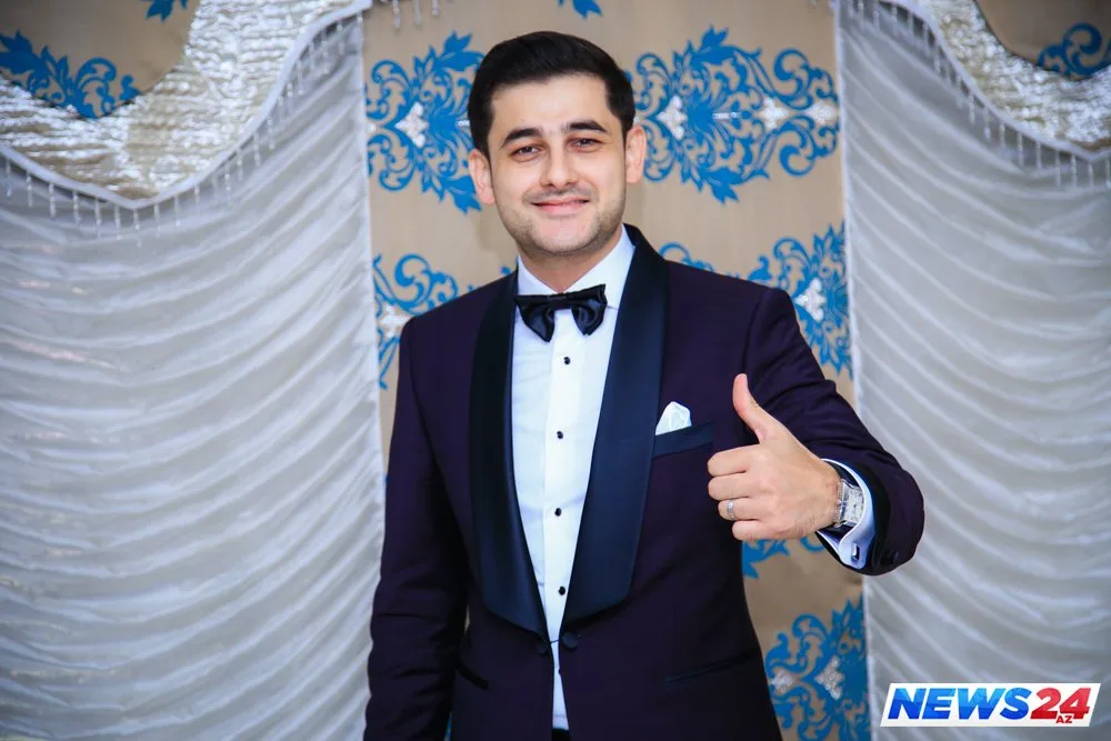 Azərbaycanlı müğənninin gəlinsiz toyundan - FOTOLAR
