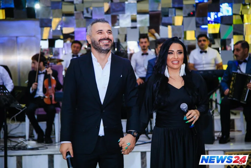 Azərbaycanlı müğənninin gəlinsiz toyundan - FOTOLAR