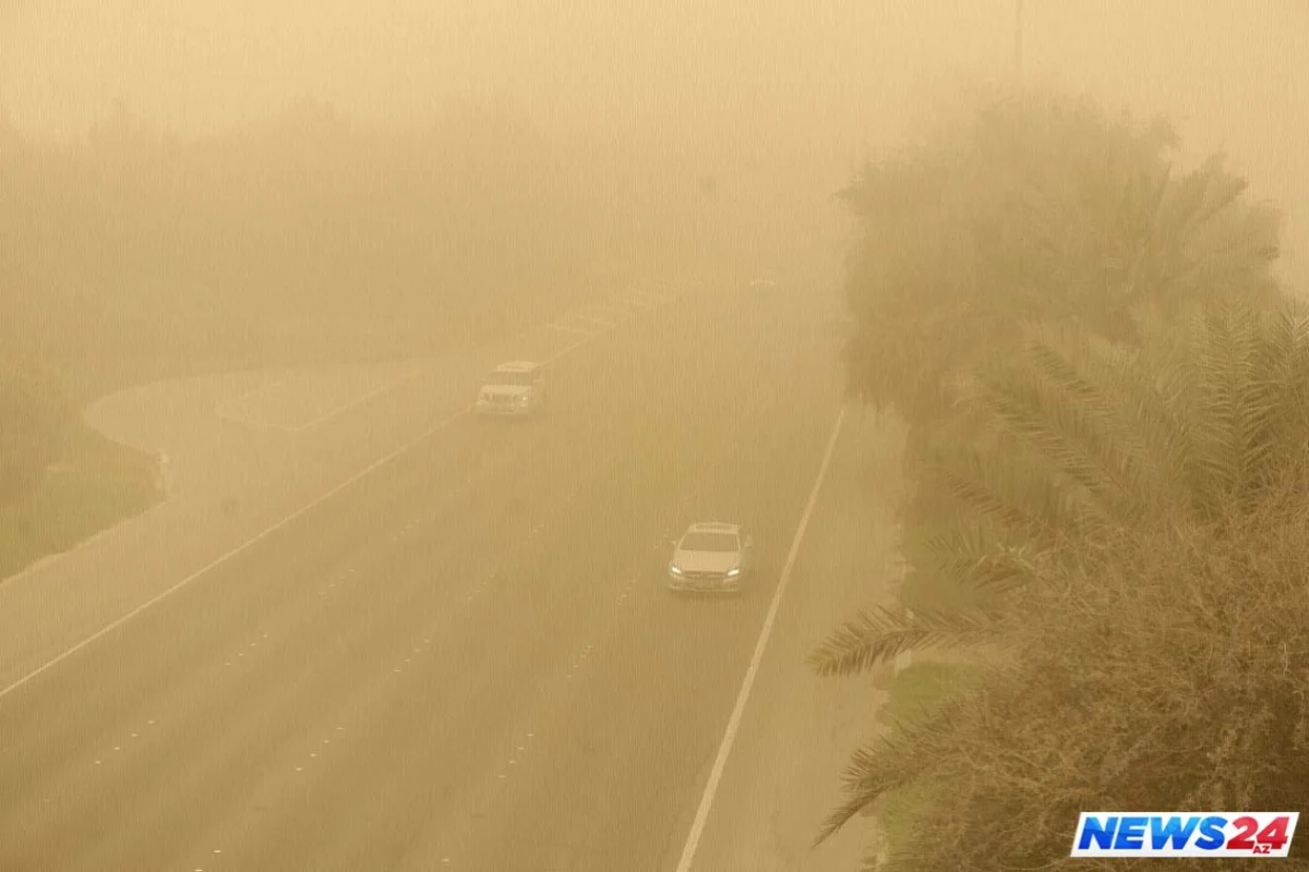 Bakını toz-duman bürüdü