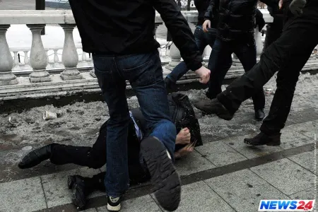 Bakıda əcnəbilərin iştirakı ilə kütləvi dava