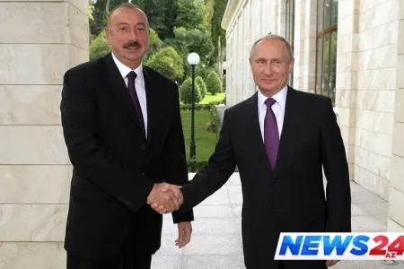 Soçidə İlham Əliyev və Putinin görüşü başladı - FOTO