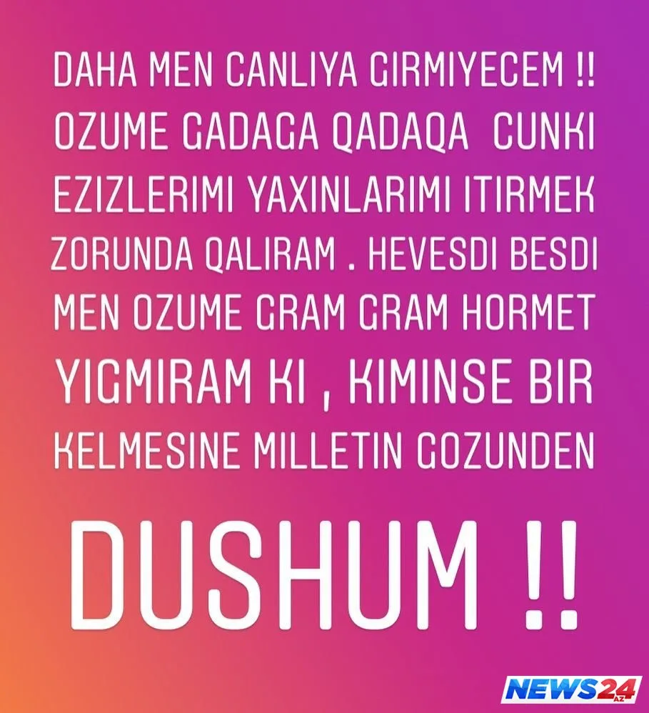 Tolik özünə qadağa qoydu. Daha canlı yayıma girməyəcək - FOTO