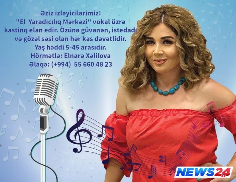 Elnarə ustad dərsləri keçəcək - FOTO