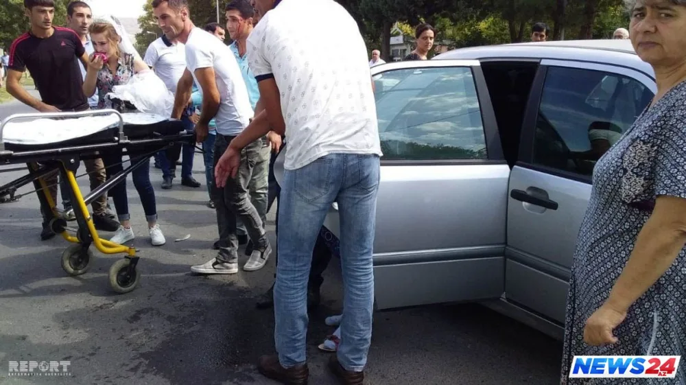 Azərbaycanda gəlini aparan maşın qəzaya düşdü - Yaralananlar var - FOTO