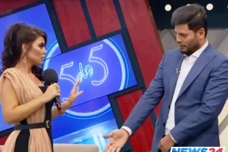 Azərbaycanlı müğənni efirə pərdə geyinib gəldi - Zaur özündən çıxdı - FOTO