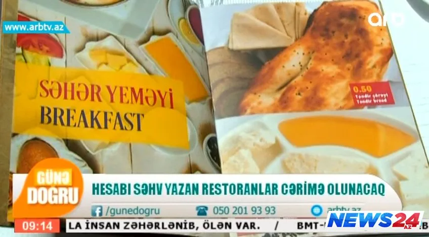 Bu restoranlar 6 min manat cərimə olunacaq – VİDEO - FOTO