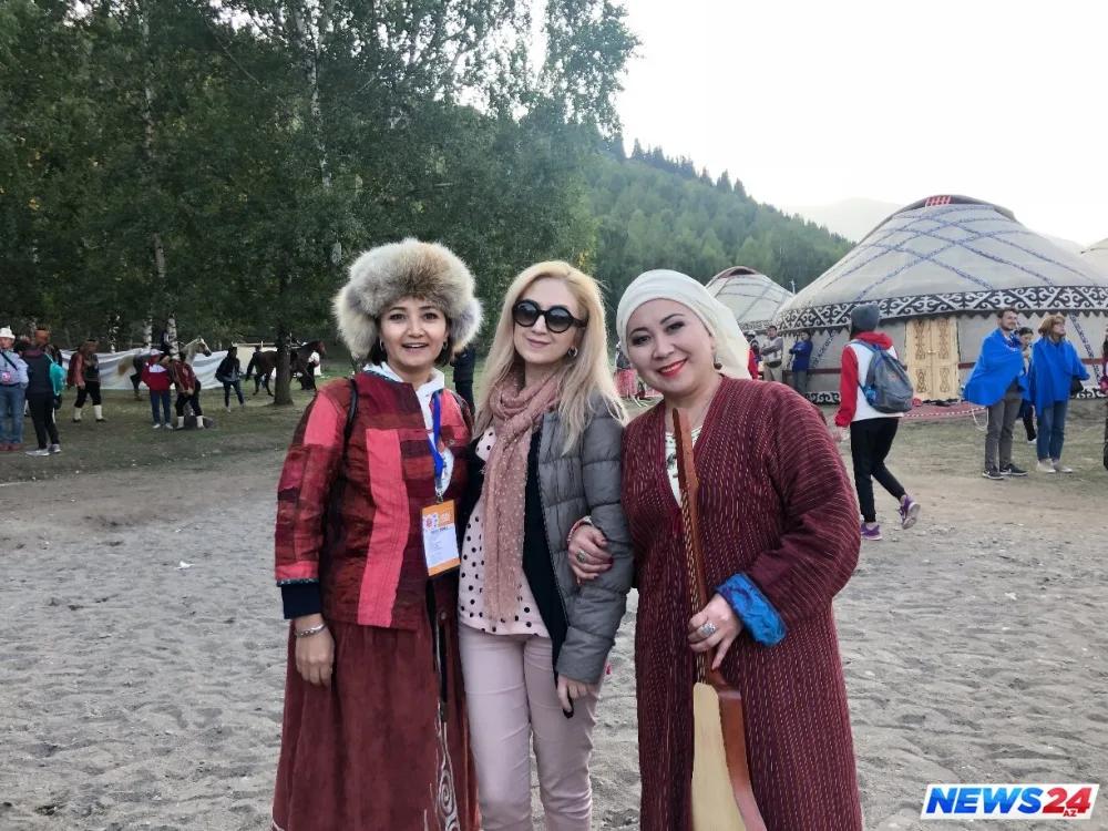 Gülnarə Xəlilovanın “Turan” kolleksiyası Ümumdünya Köçəri Oyunlarında böyük maraq doğurub FOTO - VİDEO