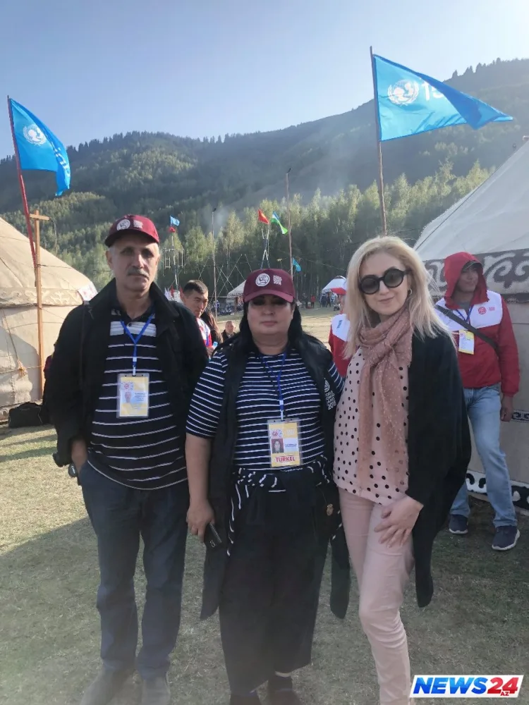 Gülnarə Xəlilovanın “Turan” kolleksiyası Ümumdünya Köçəri Oyunlarında böyük maraq doğurub FOTO - VİDEO