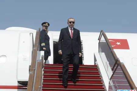 Ərdoğanın Azərbaycana rəsmi səfəri başlayıb
