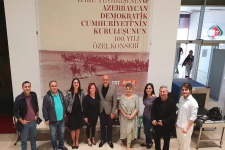 Aygün Səmədzadənin Bakının azad edilməsinin 100 illiyinə həsr olunmuş yeni əsərləri Türkiyədə təqdim olundu - VİDEO - FOTO