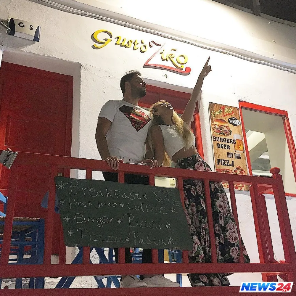 Azərbaycanlı məşhurların Yunanıstan tətili - FOTOLAR