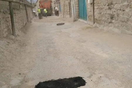 Binədə yolu “təmir” edənlərdən xəbər var – FOTO