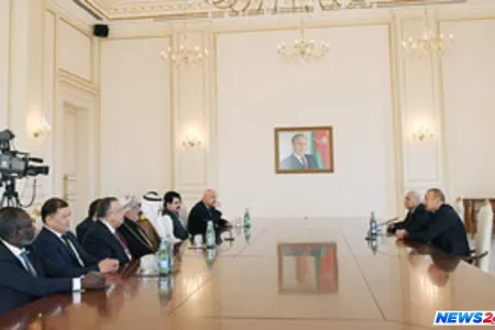 Azərbaycan Prezidenti bir sıra ölkələrin parlament rəhbərlərini qəbul edib