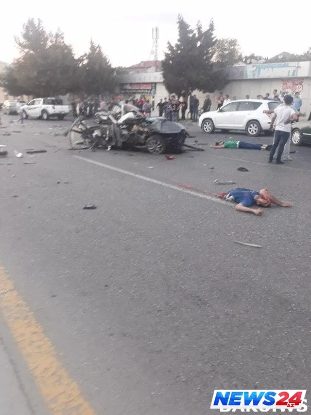 Bakıda dörd nəfərin öldüyü dəhşətli qəzanın təfərrüatı - VİDEO