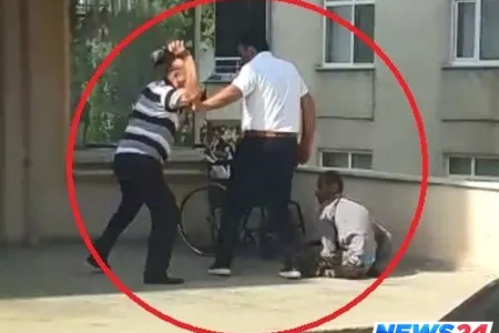 Ata fiziki qüsurlu uşağını döydü – VİDEO