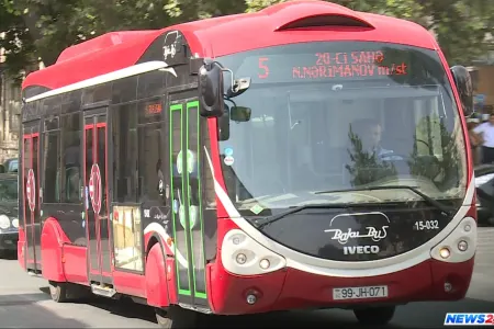 Bakıda bir sıra avtobusların hərəkət intervalında gecikmələr yaranıb