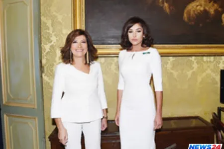 Mehriban Əliyeva İtaliya Senatının sədri ilə görüşüb