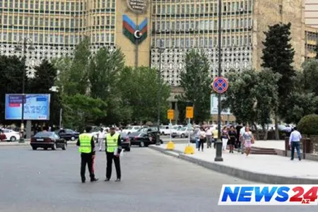 Metronun "20 Yanvar" stansiyasında keçid bağlandı: Əraziyə polis və FHN cəlb olunub