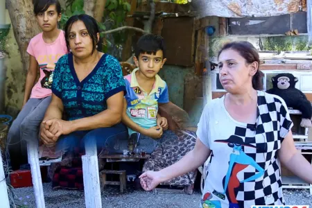 Karton evlərdə, lampa işığında səfalət içində yaşayan iki ailənin haray səsi- VİDEO