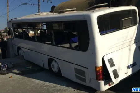 Qatara çırpılan avtobusun sürücüsü narkoman olub