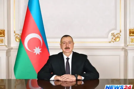Azərbaycan Prezidenti koreyalı həmkarını təbrik edib