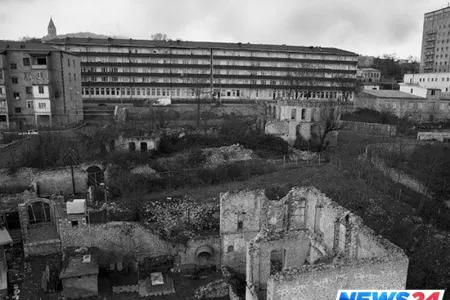 Düşmənin viran qoyduğu Şuşadan son görüntülər - FOTOLAR