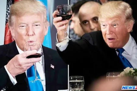 "Ömrümdə pivə də içməmişəm" — Donald Tramp