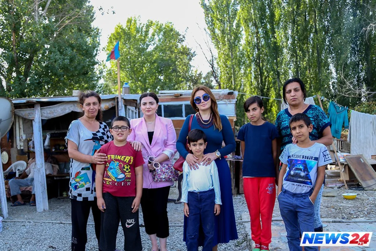 "Liatris Holding"in rəhbəri, iş xanımı Ruhi Əliyeva karton evdə yaşayan ailə üçün ÇAĞIRIŞ ETDİ - VİDEO