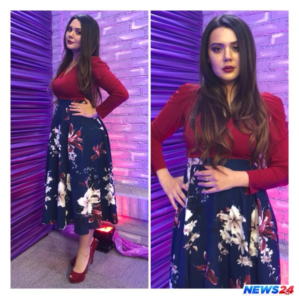 Oksana ana olandan sonra ilk dəfə - FOTO