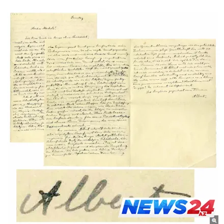 Eynşteynin “Allah Məktubu” hərraca çıxarılır