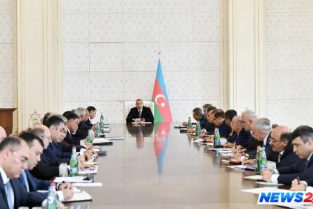 Prezident İlham Əliyevin sədrliyi ilə Nazirlər Kabinetinin iclası keçirilib