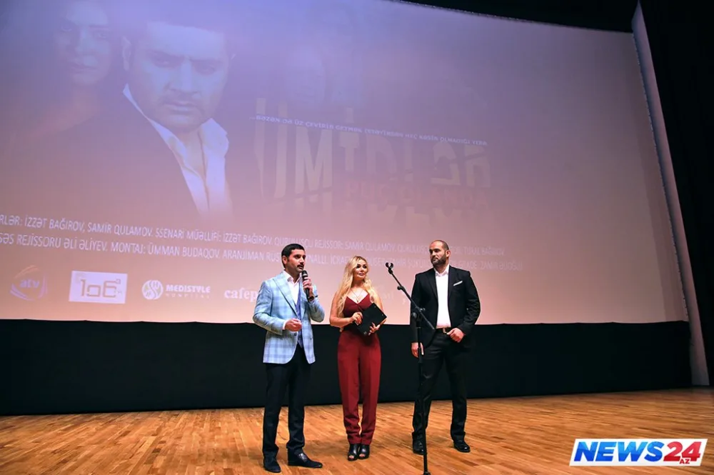 İzzət Bağırovun “Ümidlər puç olanda” filmi təqdim olundu – FOTOLAR