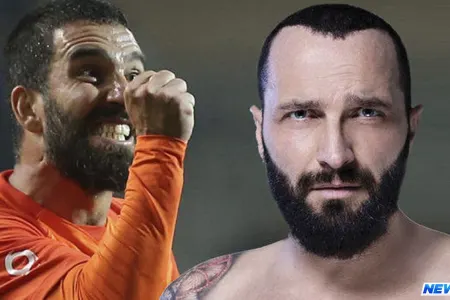Arda Turan türk müğənninin burnunu sındırdı