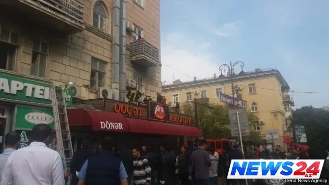 “Qoç ət" restoranında yanğın – FOTO