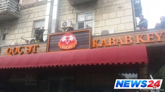 “Qoç ət" restoranında yanğın – FOTO