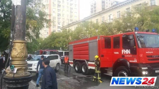 “Qoç ət" restoranında yanğın – FOTO