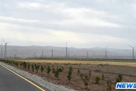 Prezident İlham Əliyev Xızıda “Yeni Yaşma” Külək Elektrik Parkının açılışında iştirak edib