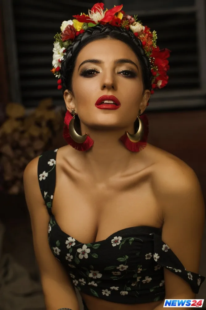 Dilarə italyan qadını obrazında - YENİ FOTOSESSİYA