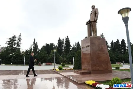Azərbaycan Prezidenti İlham Əliyev İmişli rayonuna səfərə gəlib