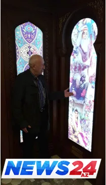 Məşhur rəssam “Kotanlı”da - FOTOLAR