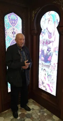 Məşhur rəssam “Kotanlı”da - FOTOLAR