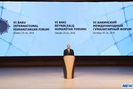 Prezident İlham Əliyevin iştirakı ilə Bakıda VI Beynəlxalq Humanitar Forum keçirilir