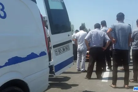 Bakıda hərbçiləri avtomobil vurdu - Yaralıların vəziyyəti ağırdır