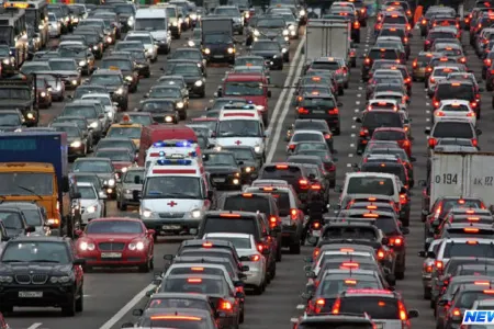 Bakının küçə və prospektlərində tıxac yaranıb