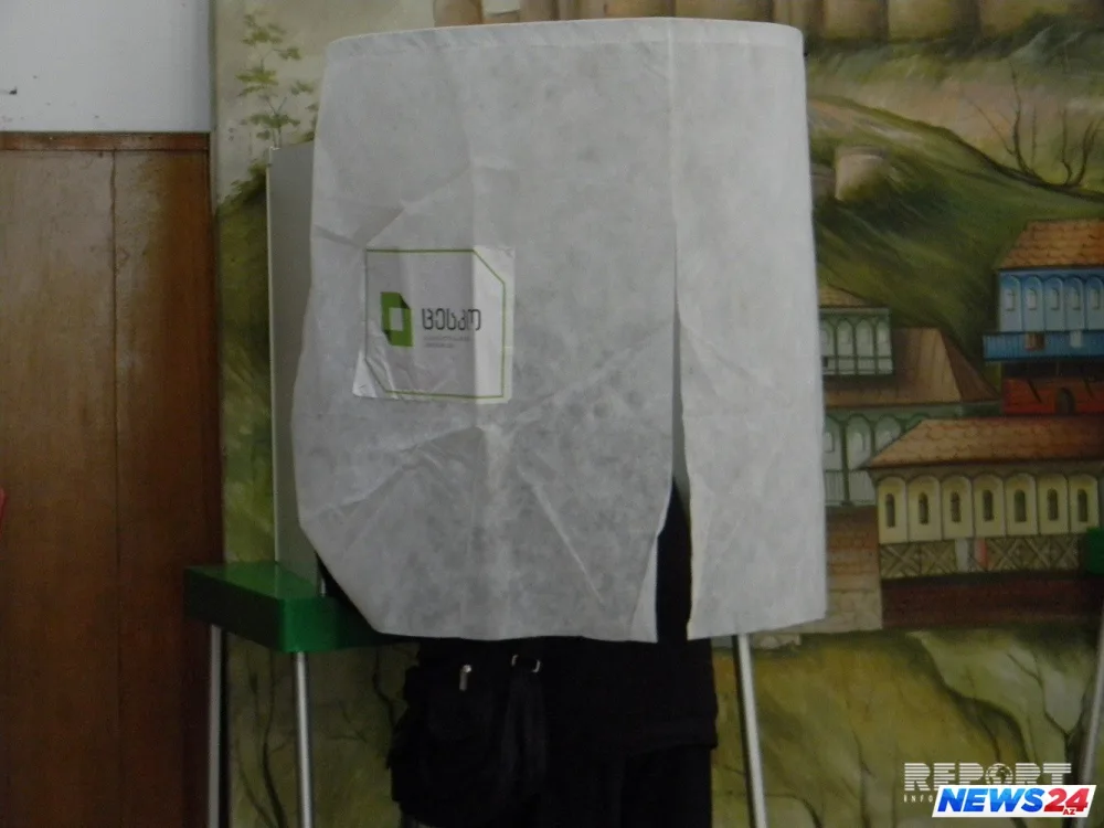 Gürcüstanda prezident seçkiləri keçirilir - FOTOREPORTAJ