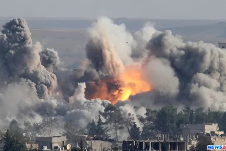 Türkiyə ordusu tərəfindən Suriya terrorçularının mövqelərinə zərbələr endirilib