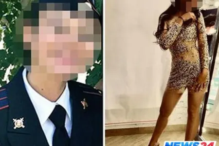 Rusiyada polislər həmkarlarını zorladılar - VİDEO