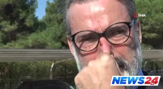 Polis tele-aparıcını döyüb