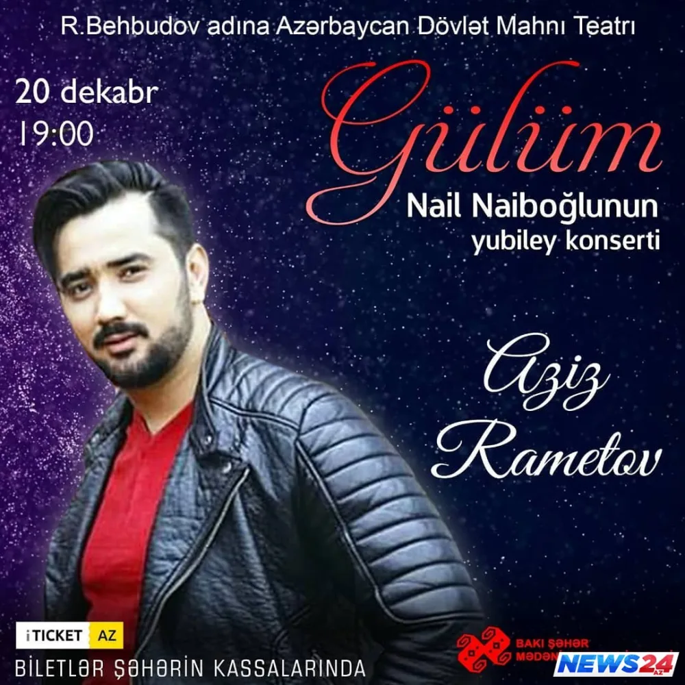 Nail Naiboğlu ad günü konsertini mərhum həyat yoldaşına həsr edəcək - FOTO
