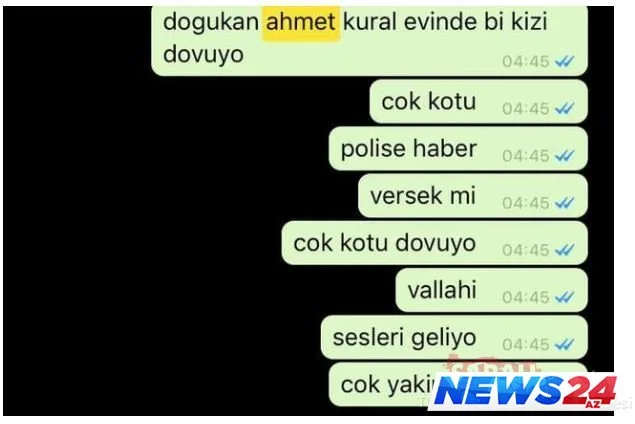 Ahmet Kural və Sıla hadisəsində mesajlar ortaya çıxdı